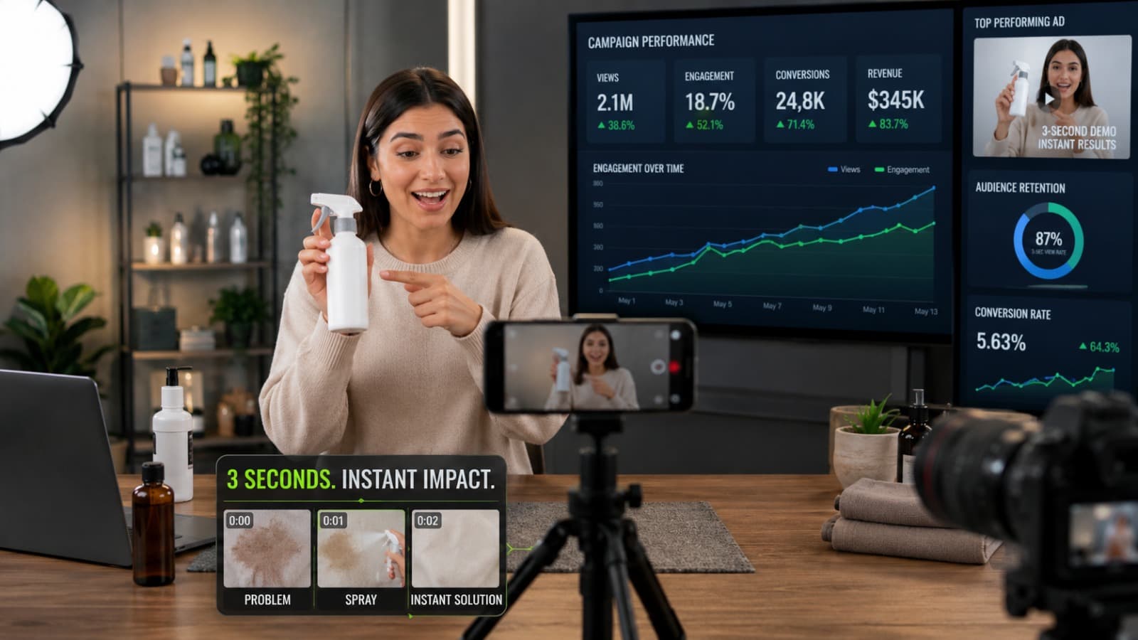 Product demo ad